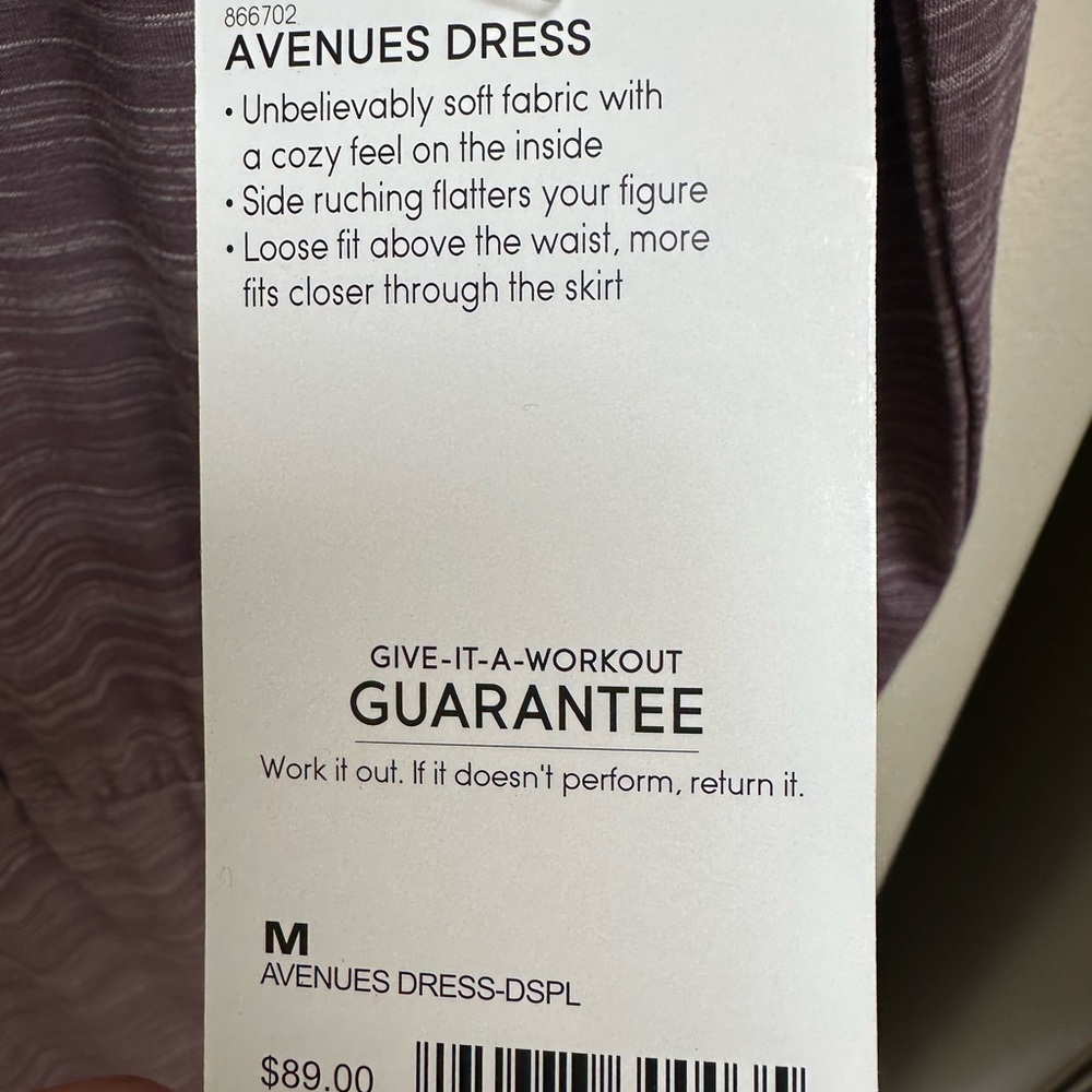 NWT Athleta Avenues Striped Tunic Dress - Picture 6 of 6